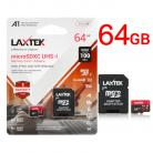 Laxtek 64GB microSDXC Card with Adapter